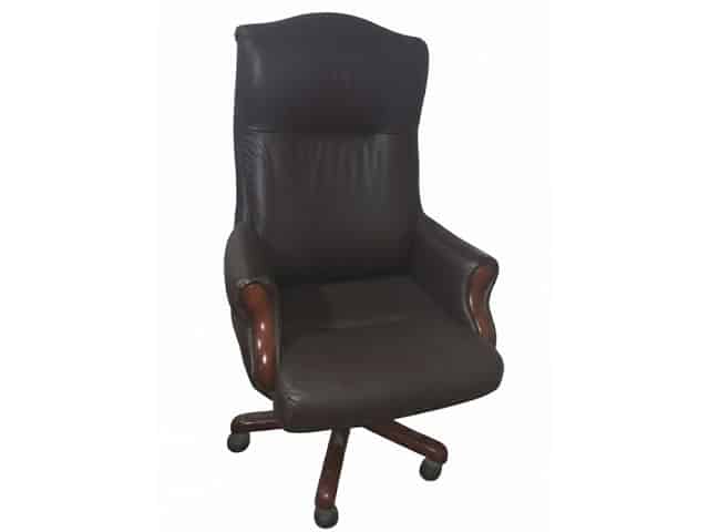 FAUTEUIL PRESIDENT REF 0721 MARRON A04 EN DESTOCKAGE