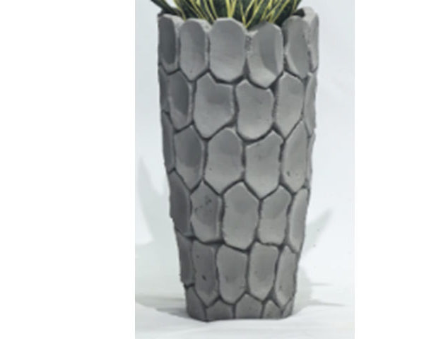 Promotion 1 VASE DE DECORATION FLEURS REF 21-1175B BEIGE 40X40X100