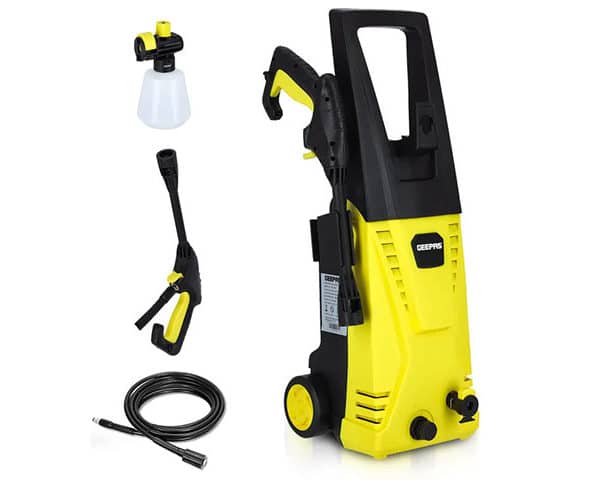 NETTOYEUR HAUTE PRESSION GEEPAS GCW19027 3000W JAUNE/NOIR