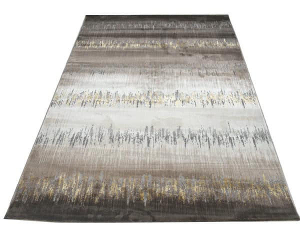 MOQUETTE 160*230 REF 1942N MARRON/BEIGE/GRIS/JAUNE