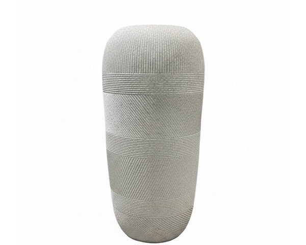 VASE DE DECORATION REF 21-1117A BEIGE 50X50X105