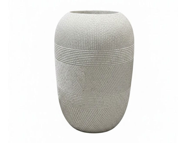 VASE DE DECORATION REF 21-1117B BEIGE 55X55X75