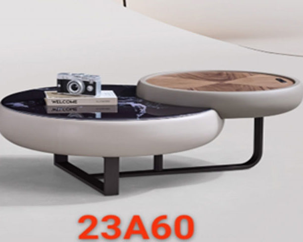 Promotion 22 TABLE BASSE REF 23A60 BEIGE/NOIR/MARRON 110X70