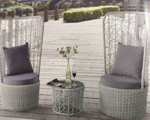 TABLE BASSE REF 3380 +2 CHAISES REF 3381 MARRON REF 3380 +2 CHAISES REF 3381 MARRON