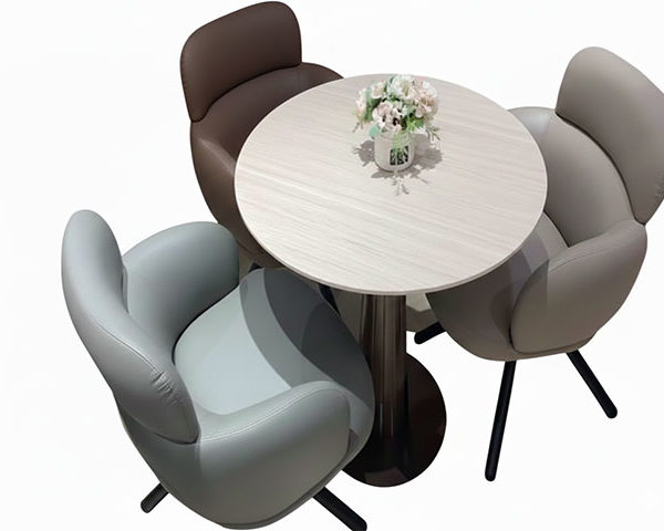 TABLE A MANGER 3 PLACES REF544 BLANC/NOIR