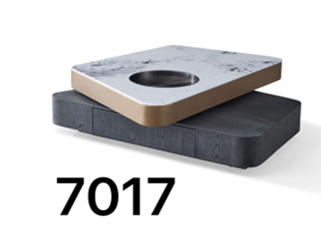 TABLE BASSE REF 7017 NOIR/ BEIGE /BLANC 120X68