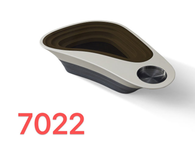 TABLE BASSE REF 7022 BEIGE/ NOIR 140X80