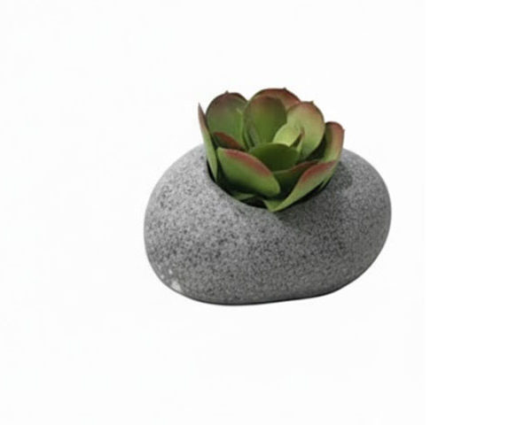VASE DE DECORATION REF XK-8193D GRIS 40X30X19