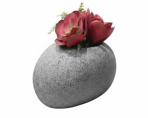 VASE DE DECORATION REF XK-8193F GRIS 55X43X28