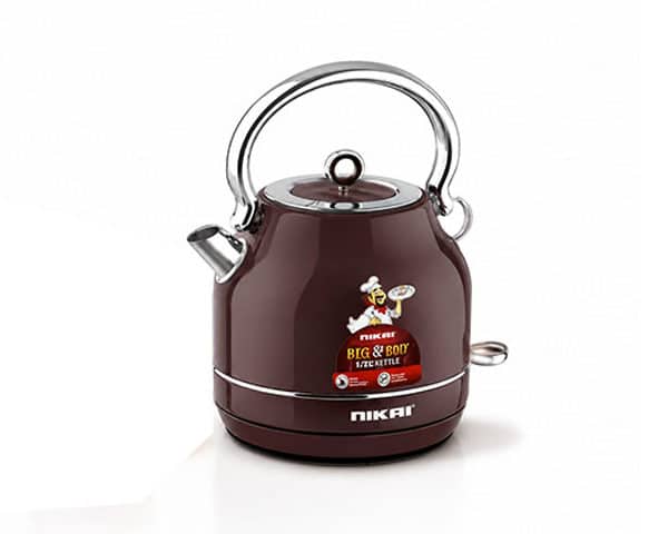 BOUILLOIRE ELECTRIQUE 1.7L NIKAI INOX NK2320S MARRON