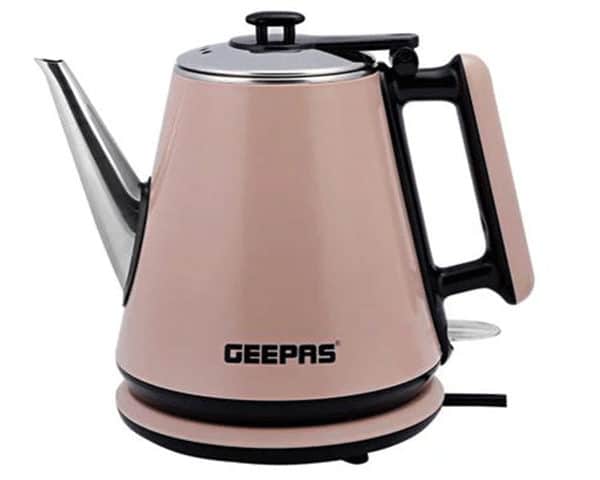 BOUILLOIRE ELECTRIQUE DOUBLE PAROI 1.2L GEEPAS GK38012 ORANGE/NOIR