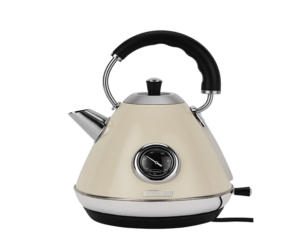 BOUILLOIRE ELECTRIQUE AVEC THERMOMETRE 1.8L GEEPAS BEIGE