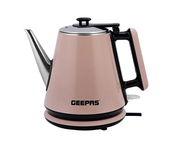 BOUILLOIRE ELECTRIQUE DOUBLE PAROI 1.2L GEEPAS ORANGE/NOIR