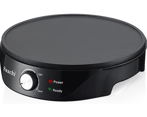 MACHINE A CREPE SAACHI DIAMETRE 30 INOX COULEUR NOIRE