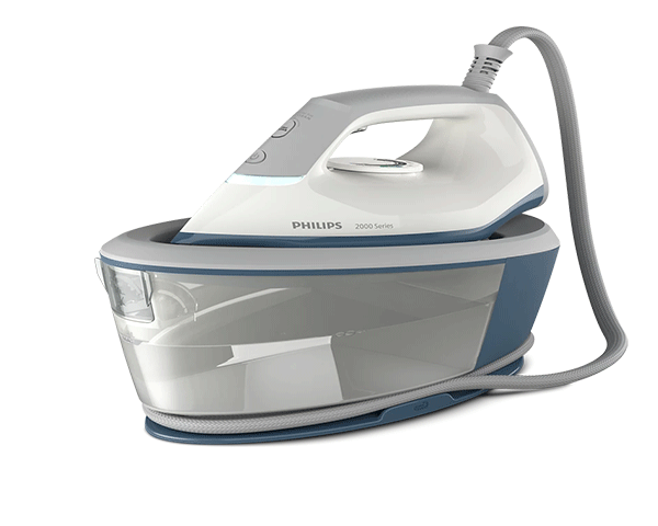 FER A REPASSER A VAPEUR PHILIPS BLEU -BLANC -GRIS