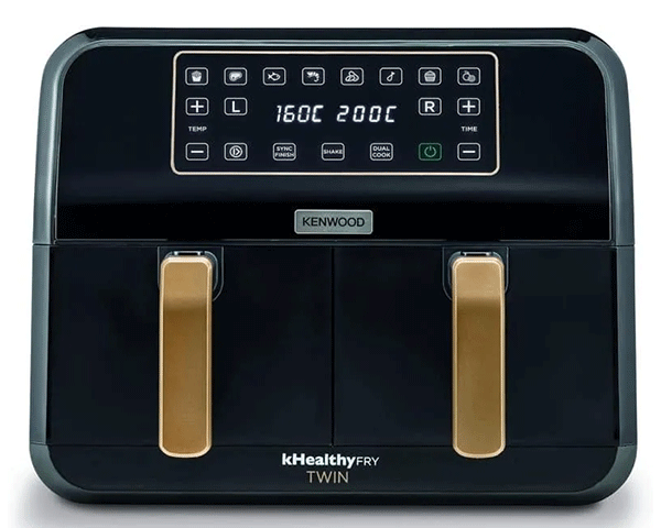 AIR FRYER KENWOOD 8L/3,4KG COULEUR NOIR GOLD