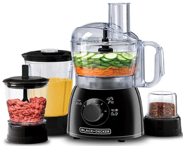 Promotion 6 MIXEUR ROBOT MULTIFONCTION 1,2L /1,5L BLACK+DECKER KR43-B5 5EN1