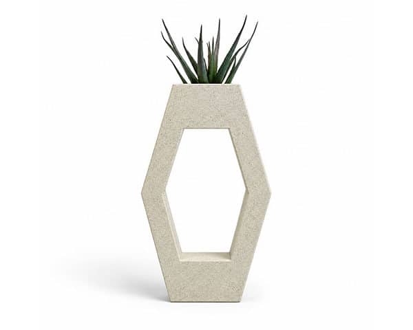 VASE DE DECORATION REF 21-1100E BEIGE 55*25*90