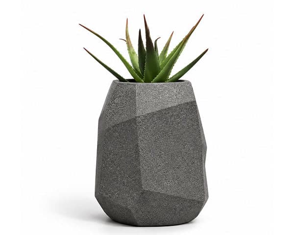 VASE DE DECORATION REF 21-1101B GRIS 45X45X90