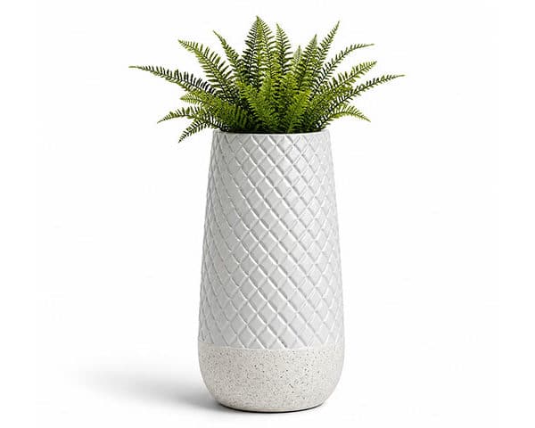 VASE DE DECORATION REF 21-1174ABLANC 50X50X100