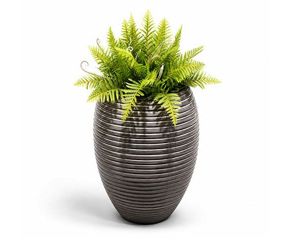 VASE DE DECORATION REF XK-8099B GRIS/MARRON 35X35X85