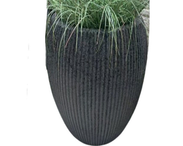 Promotion 9 VASE DE DECORATION FLEURS REF XK-2012C GRIS 45X45X45