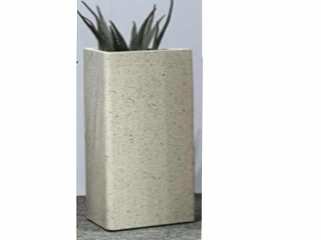 VASE DE DECORATION FLEURS REF 21-1097B BEIGE 34X30X90