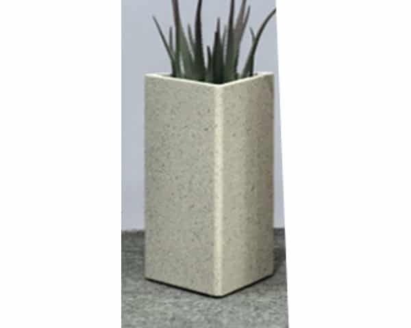 VASE DE DECORATION FLEURS REF 21-1097C BEIGE 34X30X60