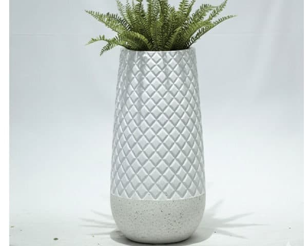 VASE DE DECORATION REF 21-1174ABLANC 50X50X100