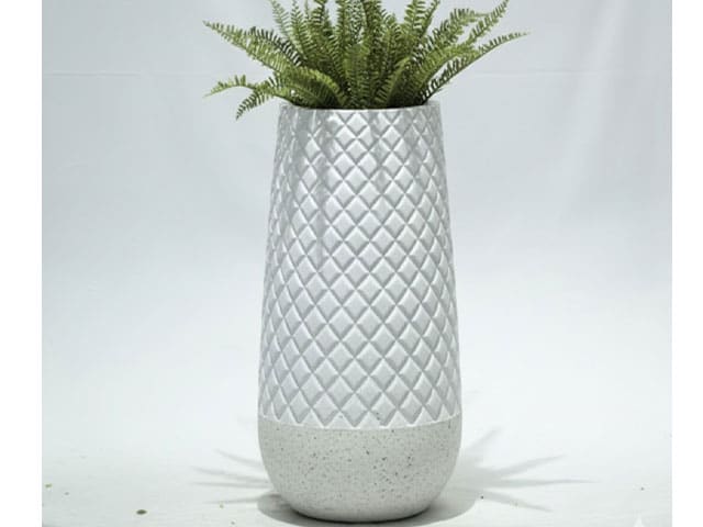 VASE DE DECORATION REF 21-1174ABLANC 50X50X100