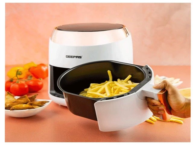 AIR FRYER GEEPAS BLANC DORE 3.5 LITRES