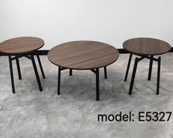 TABLE BASSE REF E5327 SET DE 3 PCS MARRON 80X40