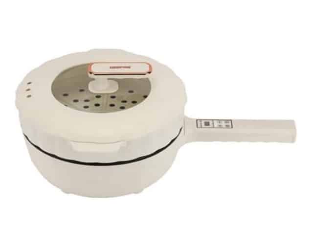 POELE A FRIRE ELECTRIQUE GEEPAS GFP63063 BLANC