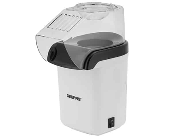 MACHINE A POP-CORN ELECTRIQUE GEEPAS GPM840 NOIR/BLANC