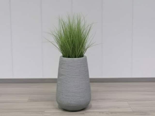 VASE DE DECORATION REF XK-8230C GRIS/BEIGE 42X42X70