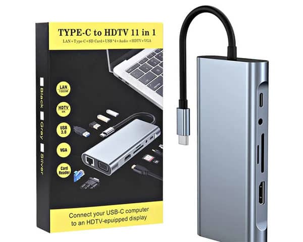 DOCKING STATION USB-C to 11 in 1