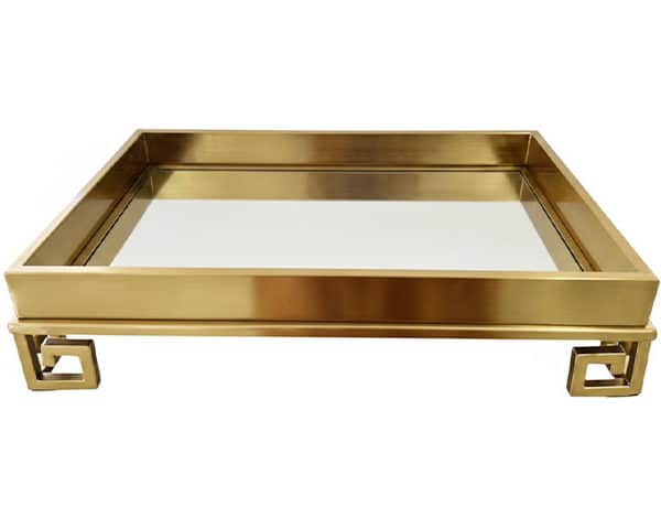 VASE DE DECORATION REF 166A COULEUR DORE 45*30*10