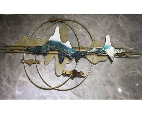 VASE DE DECORATION REF 2000 COULEUR DORE/VERS