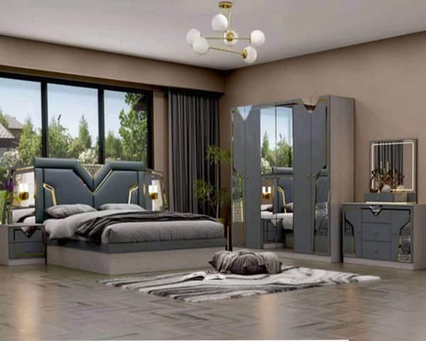 CHAMBRE A COUCHER REF HN 305 GIRS/BEIGE 2200*540*2200 Z