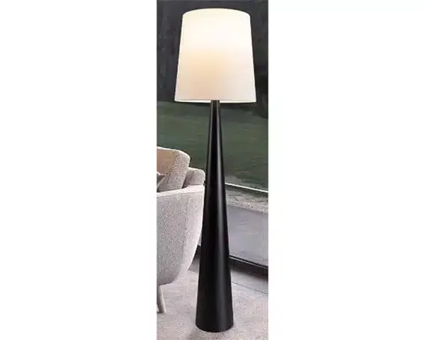LAMPE ABAJOUR DE DECORATION NOIR REF 3052L