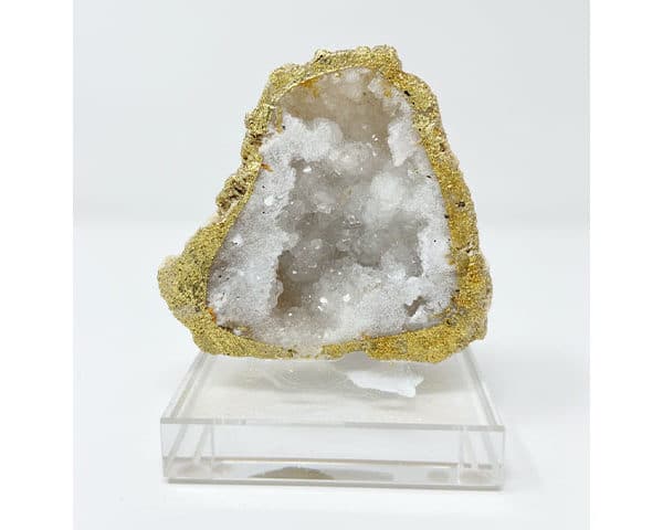 VASE DE DECORATION REF 6123C COULEUR DORE /ARGENTE 8*8*13