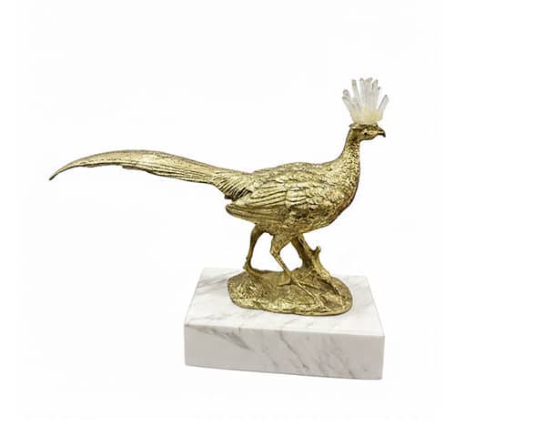 MASTEROFFICE 17 VASE DE DECORATION REF T610 COULEUR DORE 29*12*28