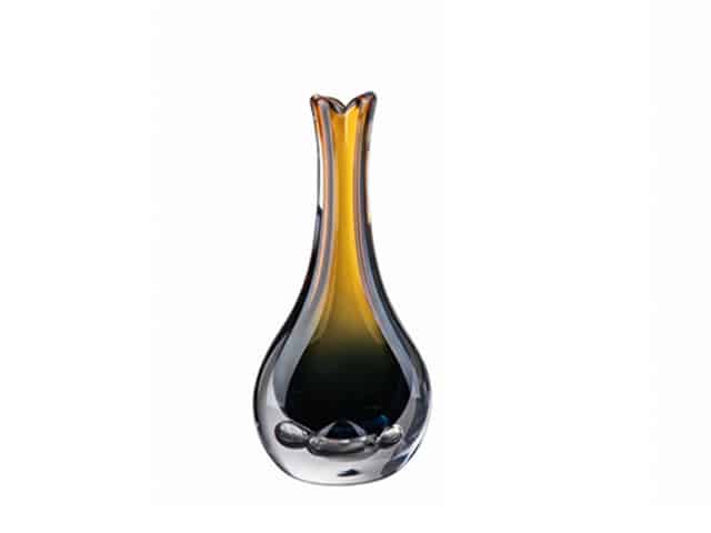 VASE DE DECORATION SET DE 2 PCS REF 23-1258 REF 23-1257 DORE/NOIR Z