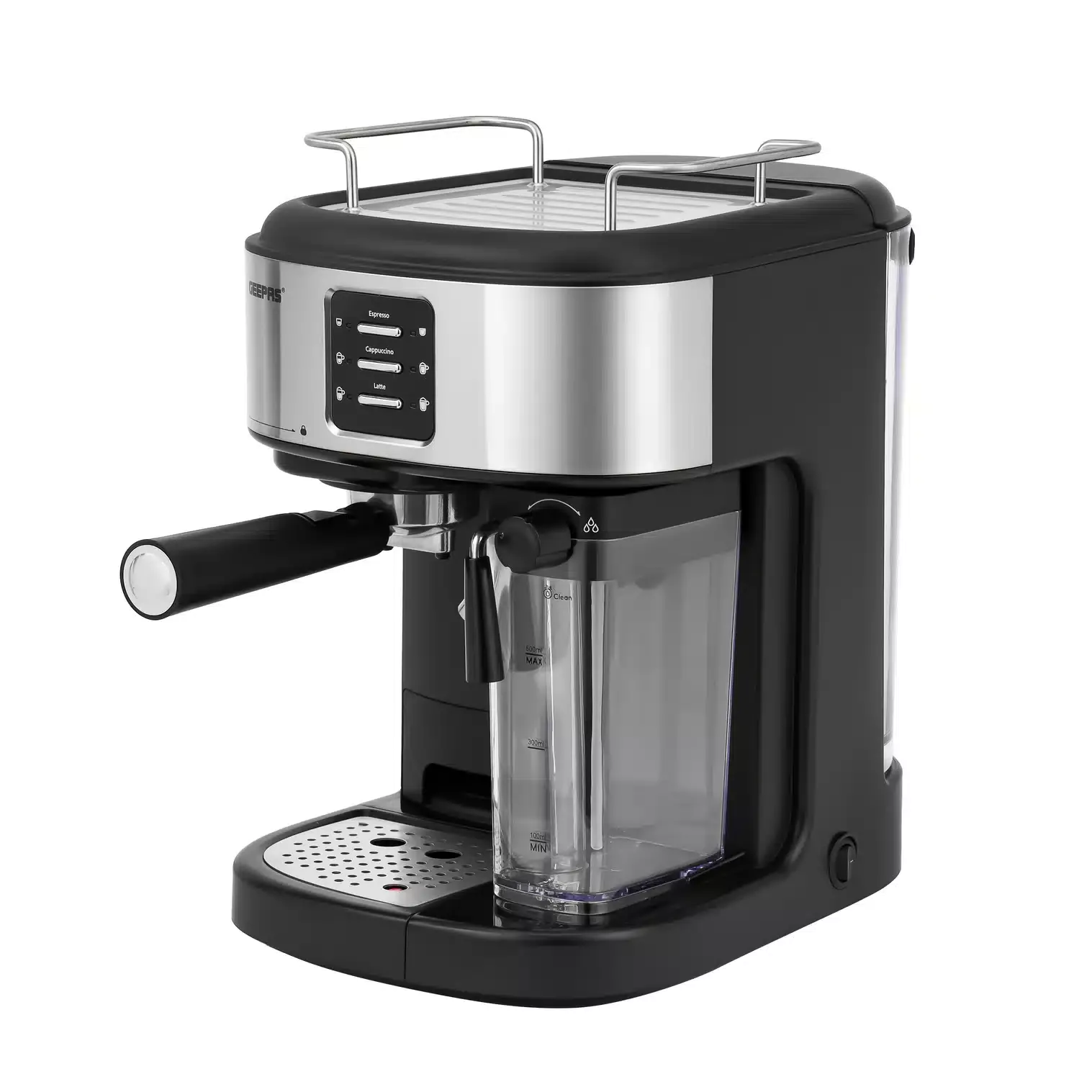 MACHINE A CAFE ESPRESSO 1,5 LITRES GEEPAS GCM1215SA NOIR/SILVER