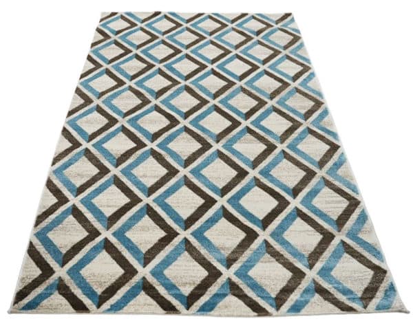 MOQUETTE REFN-2282G0 160X230 COULEUR BEIGE/MARRON/BLEU