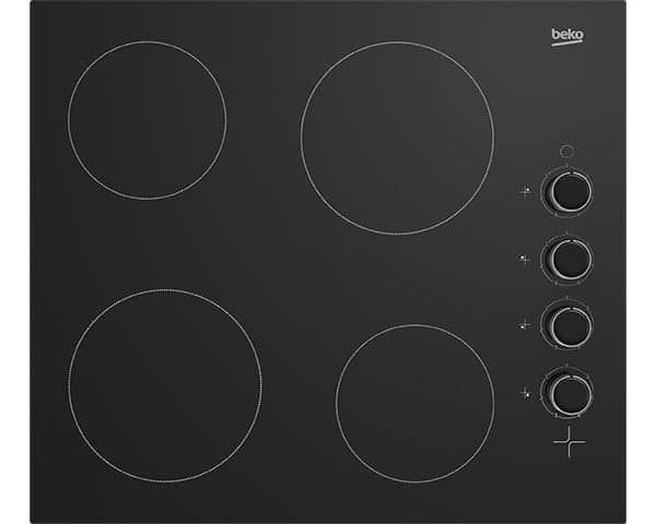 PLAQUE CUISSON ENCASTR VITRO CERAMIC 4 FEUX 60X60 BEKO HIC64100