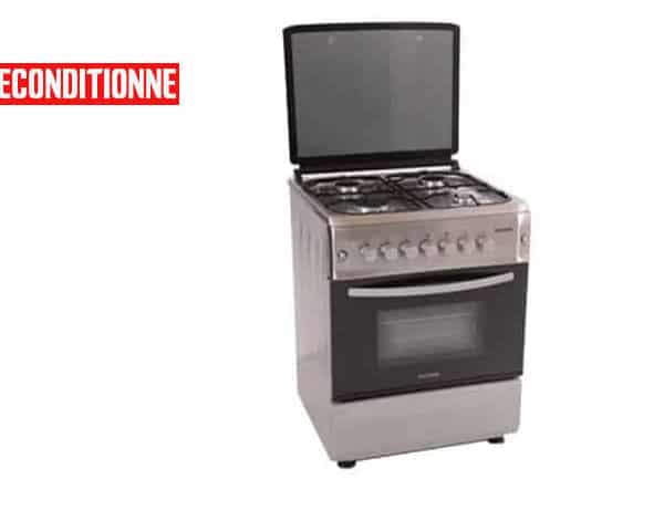 CUISINIERE 4 FEUX FERRE 60X60 F6S40G2 INOX RECOND