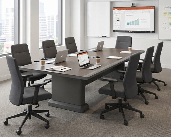 TABLE DE REUNION OZ 3103-48 4800*1600*760 COULEUR M8059/GRAY