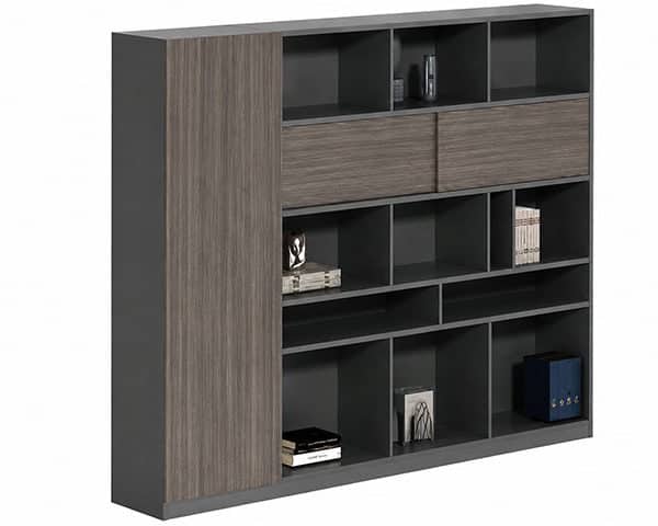 MEUBLE DE RANGEMENT HAUT OZ 3415-18 1800*400*2000 CLR GRIS FONCE