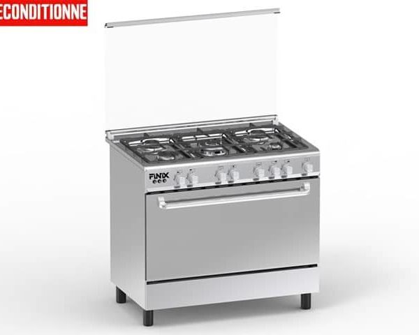CUISINIERE 5 FEUX FINIX 90X60 G95ND-M (62V12T2G1X) INOX RECOND 1